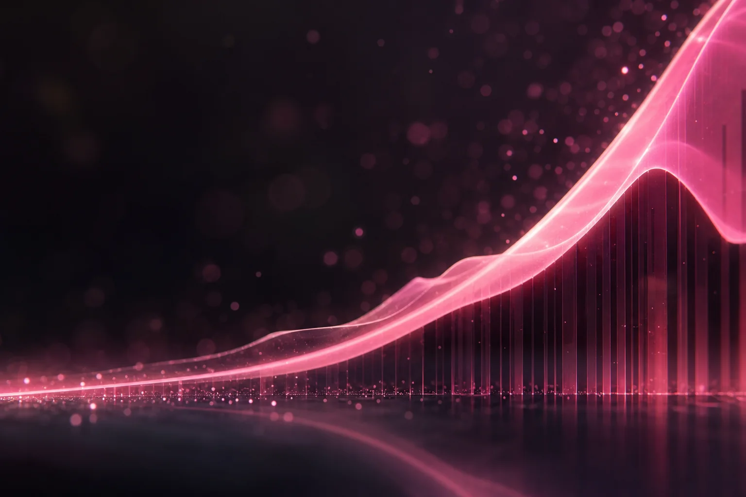 An upward growth curve