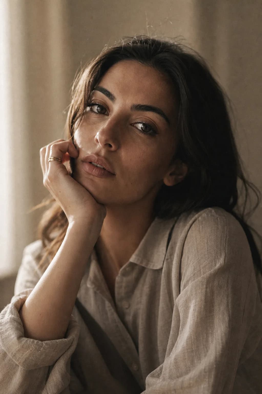 A portrait shot on film
