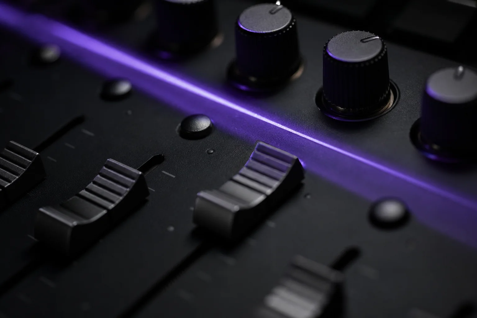 The mixing console